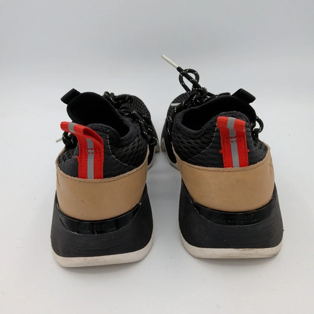 Sorel Kinetic Impact Lace Womens Sneakers Black Tan NL4953-010 Size 9 - Picture 5 of 8